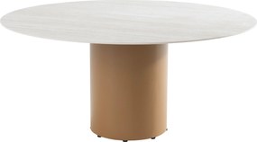 Dining Tuintafel  160 cm Aluminium/Ceramic stone Taupe Colorado low