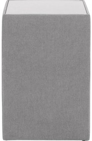 Goossens Hocker Nomade Toendra, Hocker met inleg glasblad