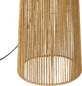 Japandi vloerlamp naturel met kap - Dart