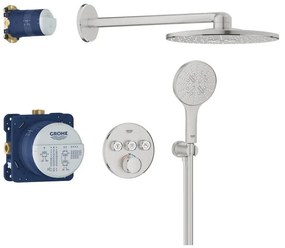 Grohe Grohtherm smartcontrol Perfect showerset compleet supersteel 34863DC0