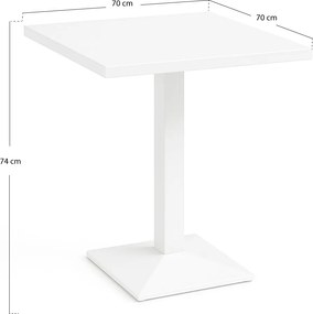 Kuat Wit 70 cm tafel