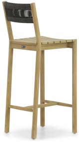 Barstoel Teak Old teak greywash Santika Suka