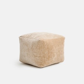 Poef van fluweel met structuur, BOCHA