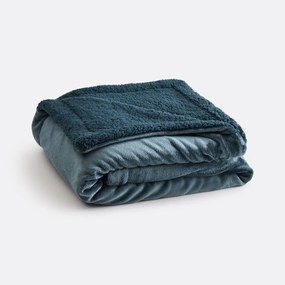 Plaid in fleece en sherpa, Maxine