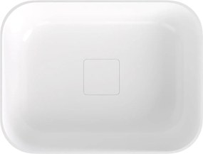 Polysan Banera waskom vierkant 50x36cm wit/grijs mat