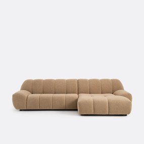 Rechthoekige bank, dikke badstof, Nuria