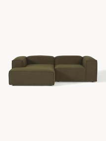 Modulaire hoekbank Lennon (3-zits) van bouclé