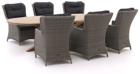 Intenso Milano/ROUGH-Y Ellips 280cm lounge-dining tuinset 7-delig