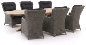 Intenso Milano/ROUGH-Y Ellips 280cm lounge-dining tuinset 7-delig