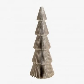 Jesper Papieren Kerstboom Beige – Linnen & ↑22.5 Cm - Sklum