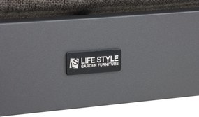 Hoek loungeset 6 personen Aluminium Grijs  Lifestyle Garden Furniture Luca