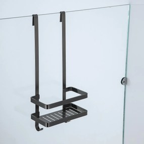 Saniclear Iron doucherek hangend 52cm verouderd ijzer - gunmetal