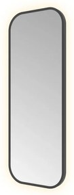 Hotbath &MORE Spiegel indirect LED color changing dimbaar met afstandbediening Geborsteld zwart PVD SSQ380MBP