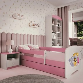 Peuter Roze Eenpersoonsbed BabyDreams - Voor Kinderen Kinderen Peuter Junior 5060504986489 Children's Beds Home, 140x70, Nee, Geen Children's Beds Hom
