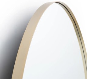 Ronde spiegel in staalmetaalØ120 cm, Iodus