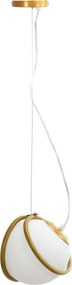 Hanglamp APP1088-1CP GOUD WIT