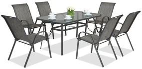 Dining tuinmeubels Modena Grijs voor 6 personen Garden Point
