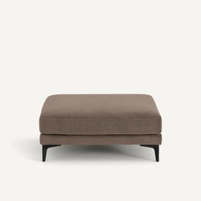 Voetensteun van stonewashed fluweel, MODERNISTE, ontwerp Emmanuel Gallina