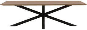 Goossens Excellent Eettafel Gs-1302, 260 x 110 cm rechthoekig