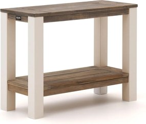 + 15% kassakorting | Sidetables (wandtafel) ROUGH | Rechthoekig | Tuintafel Teakhout | 100x42cm | Kees Smit Tuinmeubelen