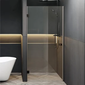 Riho Scandic X101 douchedeur linksdraaiend 70x200cm zwart mat