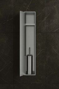 Hotbath &More inbouw toiletborstel en toiletrolhouder RVS