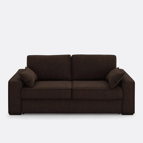 Slaapbank van katoen en linnen, 2, 3 of 4 zits, Comfort Bultex® Cécilia