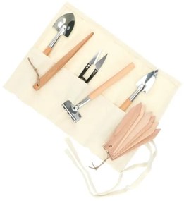 Tuingereedschap in etui, set van 6