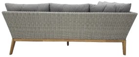 The Outsider Hoek Loungeset - Larissa - Wicker - Acacia - Antraciet - The Outsider