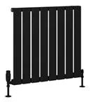 Eastbrook Deddington radiator 65x60cm 602W zwart mat