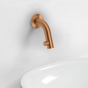 Clou Kaldur inbouw fonteinkraan 7.5cm brons geborsteld PVD