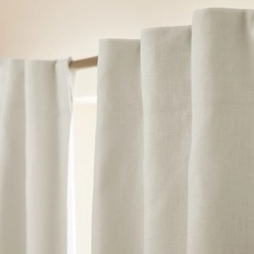 Verduisteringsgordijn van gewassen linnen, verborgen lipjes, Private