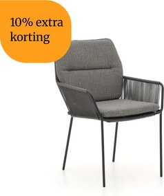 + 10% kassakorting | Dining tuinstoel | SUNS Punta | Rope (touw) | Taupe | Kees Smit Tuinmeubelen