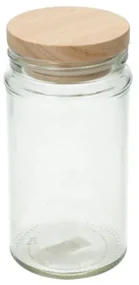 Pot met houten deksel, glas, 550 ml