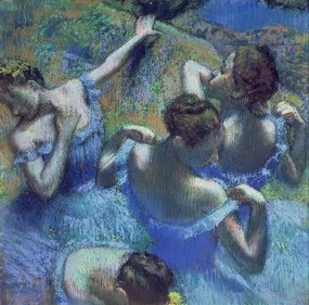 Kunstreproductie Blue Dancers, c.1899, Degas, Edgar