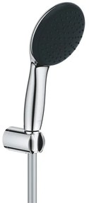 GROHE Vitalio QuickFix Handdoucheset - Ø11cm - 1 straalsoort - 5.7l/min - met houder - met slang - 175cm - chroom 27944001