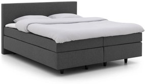 Goossens Basic Boxspring Compleet Iris, Vlak 180 x 200 cm (=2x 90 x 200 cm) met hoofdbord