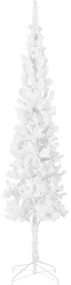 vidaXL Kerstboom smal 210 cm wit