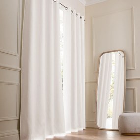 Verduisterend linnen gordijn met oogjes Colin