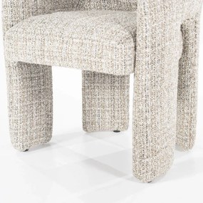 Eleonora Hamilton Taupe Eetkamerstoel Hotel Chique Stijl