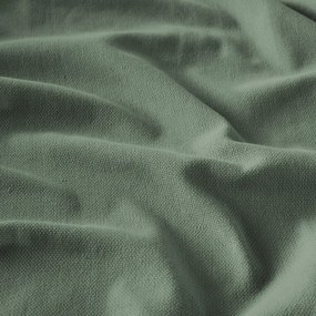 Effen oogjesgordijn van geweven katoenen Panama