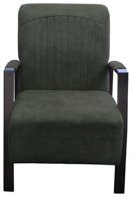 Fauteuil - Giulietta - velours Adore Hunter groen 156