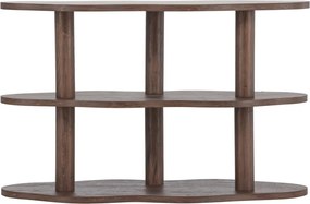 Lage Golvende Openkast Bruin - 120x45x75cm.