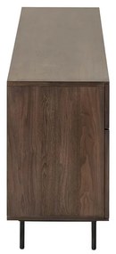 Kave Home Cutt Walnoot Dressoir Modern Design - 180x40x73cm.