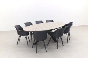 Hartman Sophie Element - Xerix / GI Edison 280x140 cm. tafel - ovale tuinset