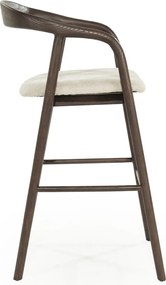 Eleonora Rayven Barkruk Hout Wabi Sabi Stijl Bruin