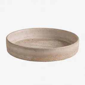 Decoratieve Schaal In Cement Geldart Ø33 Cm - Sklum