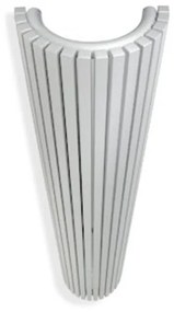 Vasco Carre Halfrond CR O designradiator halfrond verticaal 350x1800mm 1528 watt wit 111400350180000189016-0000