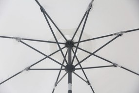 Camello Valerio Stokparasol M (excl. Voet) Aluminium Wit