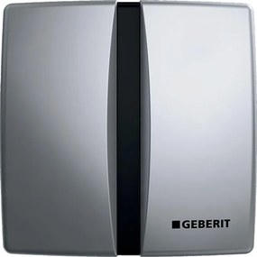 Geberit Basic urinoir stuursysteem netvoeding 16x16cm met infrarood voor frontbediening mat verchroomd 115802465
